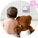 Ver imagem 5 de 2 Mini Luminária Luz Noturna Nuvem Abajur de Tomada Led Infantil Quarto Bebê Azul