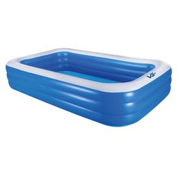 Piscina Inflável Retangular Azul 1.500 Litros 305 cm PVC com Bomba VG+ VG Plus - 2