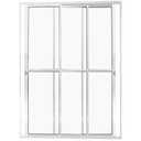 Ver imagem 1 de Porta de Aluminio Sacada 3 Folhas Móveis com Fechadura Linha Premium:2,10 X 1,50/branco