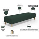 Ver imagem 4 de Puff Decorativo Sala de Estar Bali W01 Pés Palito 210x60cm Suede Verde Musgo - Lyam Decor