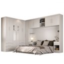 Ver imagem 5 de Guarda-roupa Modulado Soberano 11 Portas 8 Gavetas com Espelho Branco - Panorama Móveis