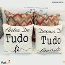 Ver imagem 4 de Almofada Serigrafada - Frente e Verso 40x40cm - Fé e Gratidão FASTLAR Almofada Serigrafada 40x40cm C