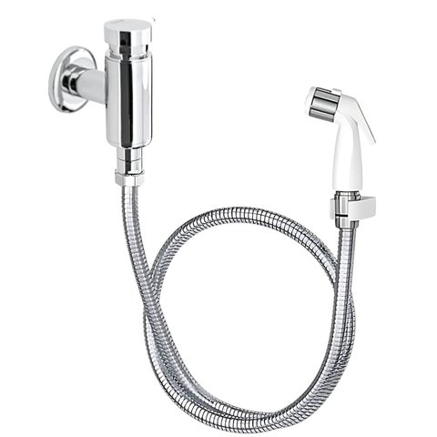 Kit Ducha Higiênica Temporizada com Ducha Manual Branca e Suporte Ref. 190213k100br