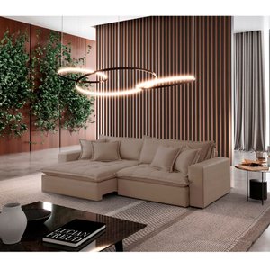 Sofá Zen Veludo 02 Módulos 100 Cm B25 Meu Sofá Online