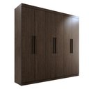 Ver imagem 1 de Guarda-roupa Solteiro 6 Portas 3 Gavetas Espanha - Mais Móveis New Canion