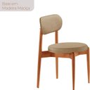 Ver imagem 6 de Conjunto Sala de Jantar Mesa Hope Tampo 120cm Redondo Laminado e 4 Cadeiras Hope Soft Marrom/Ambar/I