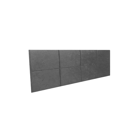 Cabeceira Estofada Queen 8 Blocos Não É Segredo Suede Amassado Cinza 160x60