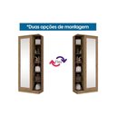 Ver imagem 3 de Armário Sapateira Quarto Duetto c/ 1 Porta c/ Espelho Branco - Henn