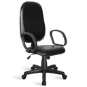 Ver imagem 1 de Cadeira Ágata Presidente Relax Braço Corsa Courvim Preto