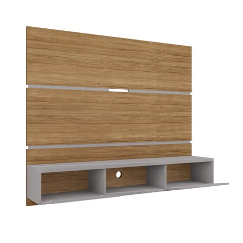 Painel Âmbar para Tv até 50 Polegadas Moderno e Luxuoso:cinamomo - Off White