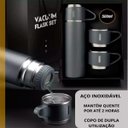 Ver imagem 6 de Kit Garrafa Térmica Vacuum Flask Set 500ml com 3 Xícaras - Casa Chick Variado