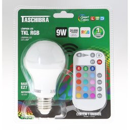 Lâmpada LED Bulbo A60 9W TKL RGB E27 Taschibra - 3