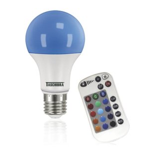 Lâmpada LED Bulbo A60 9W TKL RGB E27 Taschibra
