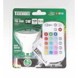 Lâmpada LED Dicróica 5W TDL RGB GU10 Taschibra RGB - 3