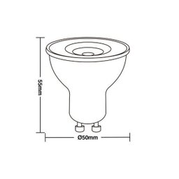 Lâmpada LED Dicróica 5W TDL RGB GU10 Taschibra RGB - 2