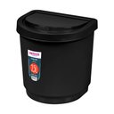 Ver imagem 1 de Lixeira para Cozinha Banheiro Flip 2,5 Litros Preto - Sanremo