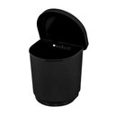Ver imagem 2 de Lixeira para Cozinha Banheiro Flip 2,5 Litros Preto - Sanremo