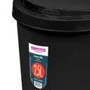 Ver imagem 4 de Lixeira para Cozinha Banheiro Flip 2,5 Litros Preto - Sanremo