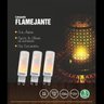 Lâmpada LED Flamejante 1W Bi-Pino G9 Taschibra Efeito Chama Âmbar - 2