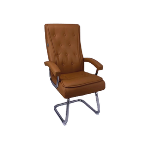 Ut-t23-dv - Cadeira de Espera Caramelo Fixa Cromada Bering