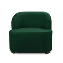 Ver imagem 1 de Kit 2 Poltronas Diully Orgânicas Bouclê Verde Pés Madeira D'Rossi