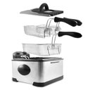 Ver imagem 2 de Elite Gourmet Edf-401t Fritadeira Elétrica 4,5qt / 17c Preto/cinza