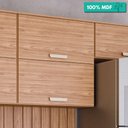 Ver imagem 2 de Armário Aéreo de Cozinha 100%mdf 80cm com 2 Portas Basculantes Bella Mgm Móveis Freijó