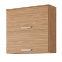 Ver imagem 1 de Armário Aéreo de Cozinha 100%mdf 80cm com 2 Portas Basculantes Bella Mgm Móveis Freijó