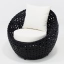 Ver imagem 2 de Poltrona de Varanda com Almofada Impermeável Modelo Duty Área Externa e Interna