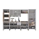 Ver imagem 4 de Cozinha Modulada 6 Peças Bari em MDF Branco