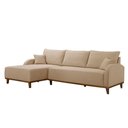 Ver imagem 2 de Sofá Albano Linho 300cm Chaise Lado Esquerdo Meu Sofá Online A226 Linho Bege