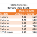 Ver imagem 5 de 3x Anel Reparo Borracha Bialetti Vedação Moka Express 12 Xíc
