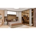 Ver imagem 3 de Guarda Roupa Modulado Ponte 4 Portas 2450x1730mm Setiba Plus Rimo Carvalho/branco