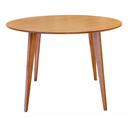 Ver imagem 3 de Mesa de Jantar Redonda de Madeira de 90cm na Cor Freijó