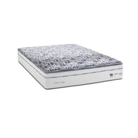 Colchão Casal 138cm x 34cm Kyoto Maxspring Herval Branco/Cinza