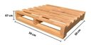 Ver imagem 2 de Pallets Kit 4 Baratos e de Qualidade 50x50 Technox