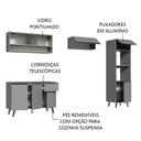 Ver imagem 5 de Armário de Cozinha Completa 260cm Cinza Nice Madesa 09
