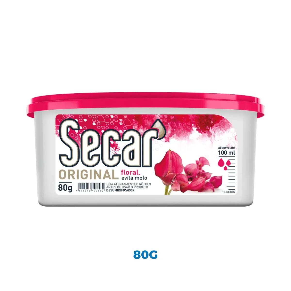 Kit 5 Anti Mofo Secar Original Floral 80g - 3