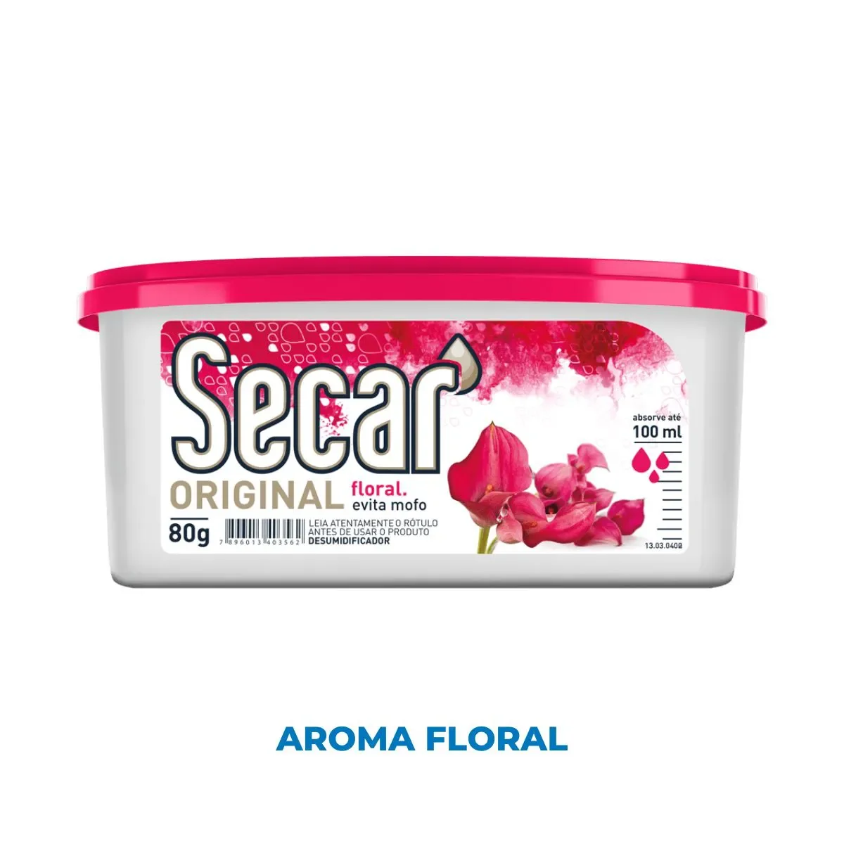 Kit 5 Anti Mofo Secar Original Floral 80g - 4