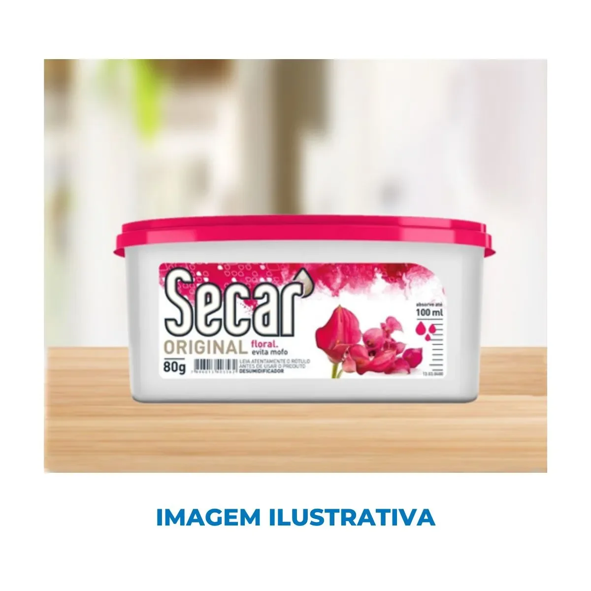 Kit 5 Anti Mofo Secar Original Floral 80g - 5