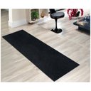 Ver imagem 1 de Tapete Passadeira Grande Aveludado 055x300 Borda sem Costura Preto