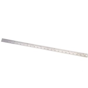 Kit 2 Régua Aço Inox 60 Centímetros 24 Pol. Desenho Starfer
