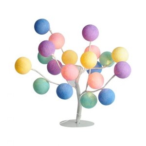 Luminária de Mesa Árvore de Luz Estilo Bonsai com Bolinhas Bivolt (candy)