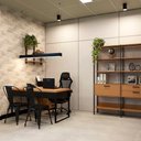 Ver imagem 5 de Conjunto Industrial p/ Escritório Completo 7 Peças 100% MDF