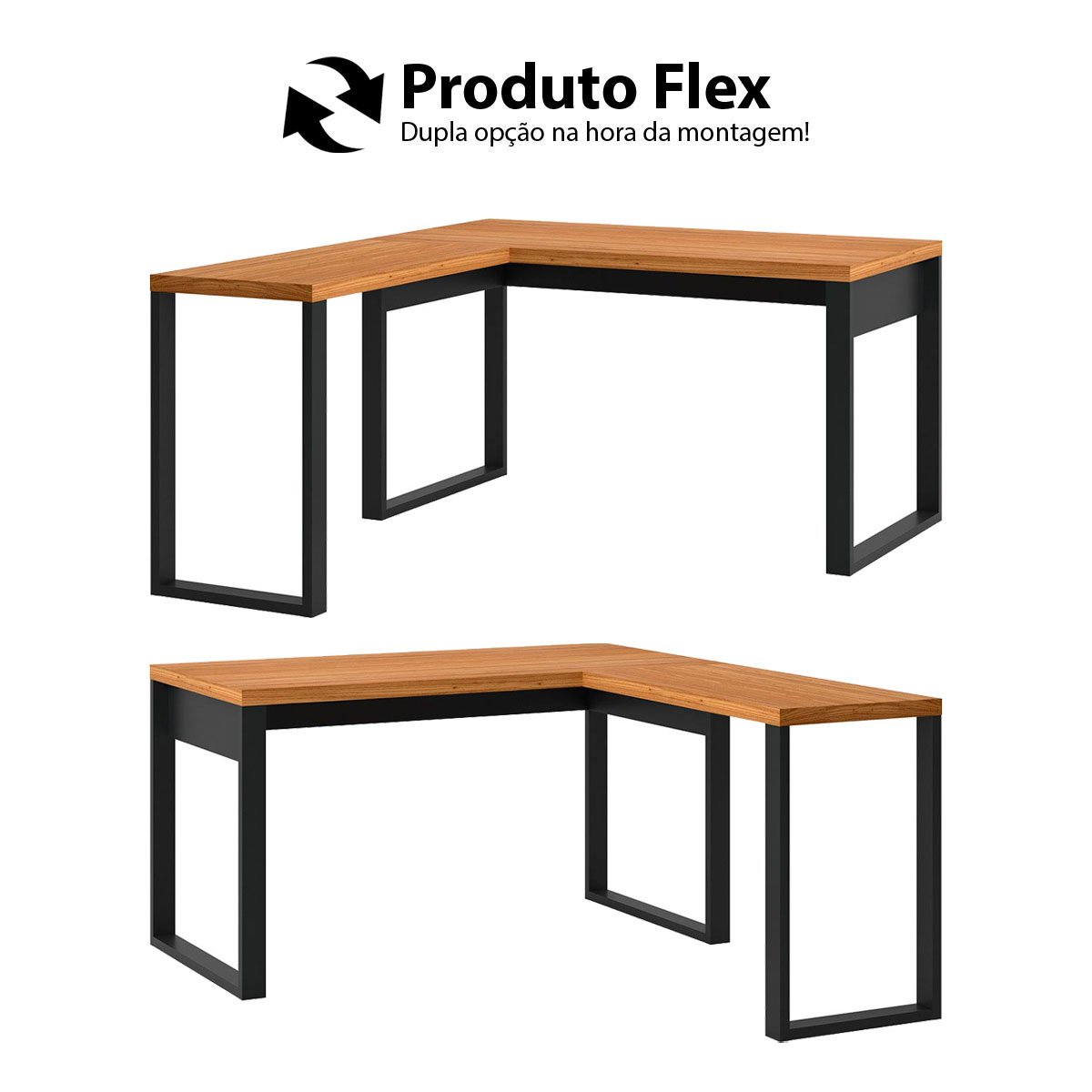 Conjunto Industrial P/ Escritório Completo 7 Peças 100% Mdf - 10