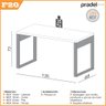 Conjunto Industrial P/ Escritório Completo 7 Peças 100% Mdf - 5