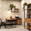Ver imagem 7 de Conjunto Industrial p/ Escritório Completo 7 Peças 100% MDF