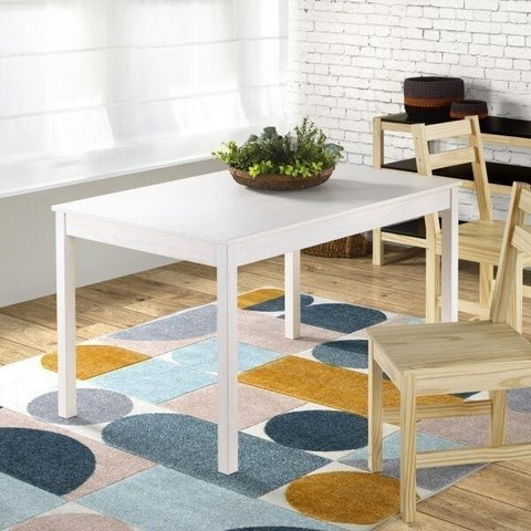 Mesa de Jantar 4 Lugares Madeira Maciça Mandacaru Yescasa