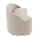 Ver imagem 5 de Sofá 4 Lugares para Sala de Estar Living 230cm Theo D06 Veludo Creme - Mpozenato