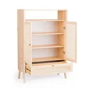 Ver imagem 4 de Cristaleira Root Palha Natural Artemobili